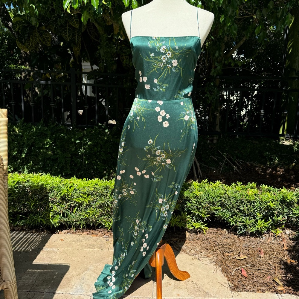 Reformation Frankie Silk Dress, Buena Size 6